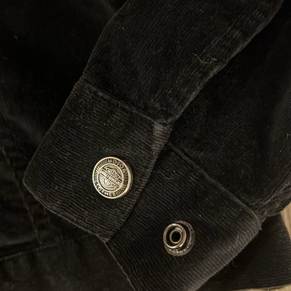 Harley Davidson Black Corduroy Jacket - Picture 9 of 15